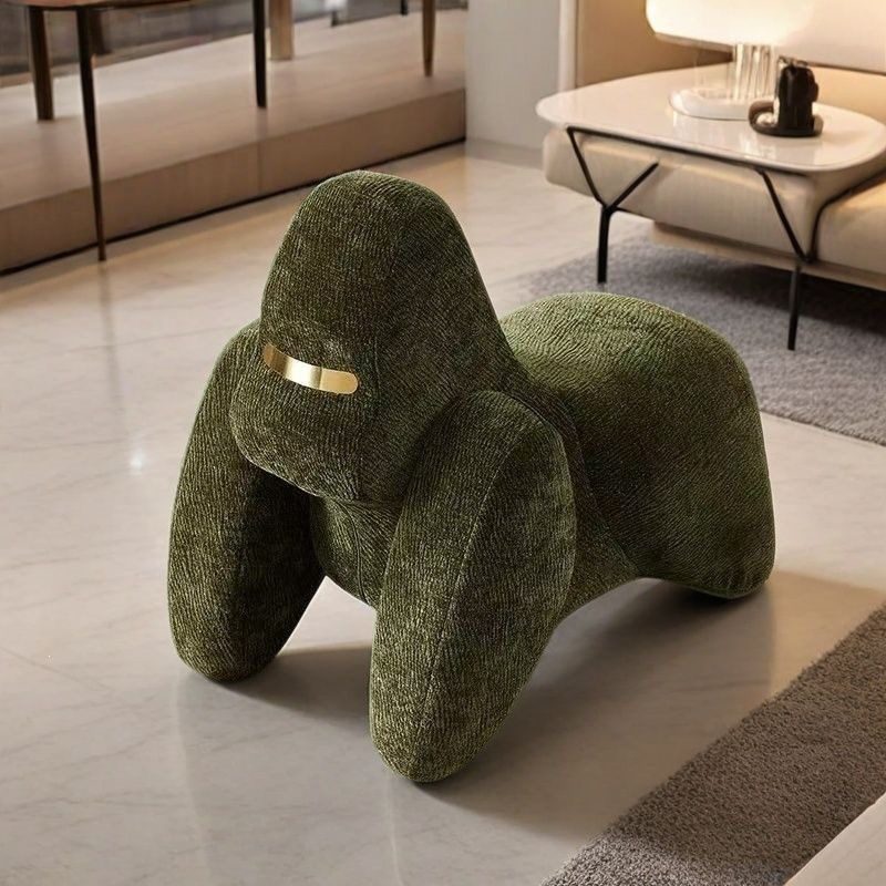 Designer King Kong Leisure Chair, Trendy Creative Gorilla Children's Single Sofa Chair, Home Cartoon Animal Seat - Image 4