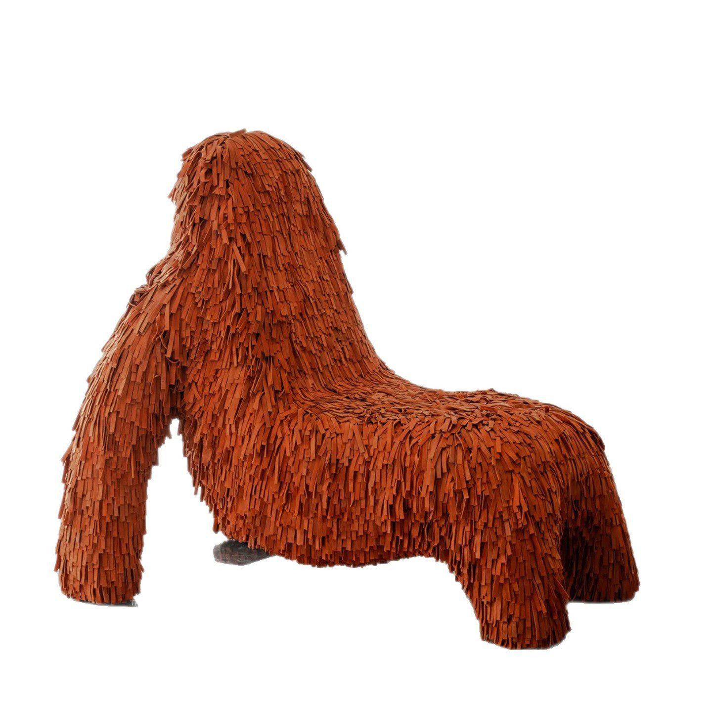 Italian-Style Minimalist Gorilla-Shaped Single Sofa Chair, Personalized Artistic Fiberglass Trendy Leisure Animal Chair - Image 5